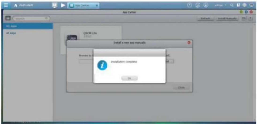 App Cattar Install a new app manually Browse to: Installation complete OK Close
