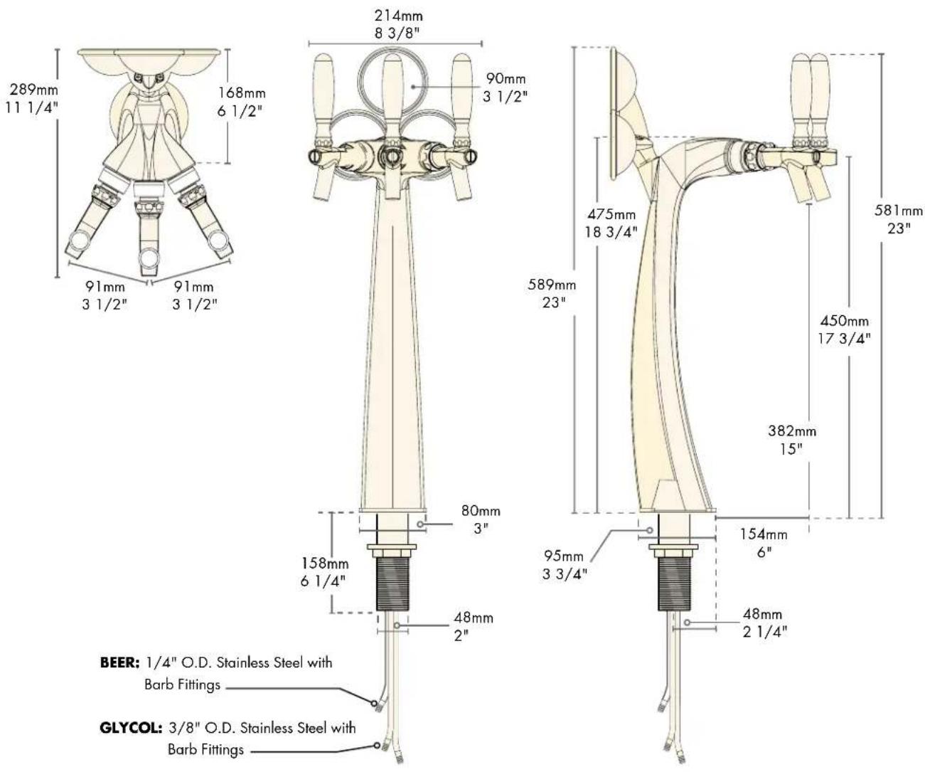 Micro Matic FALCO3-C - Dimensions - 1