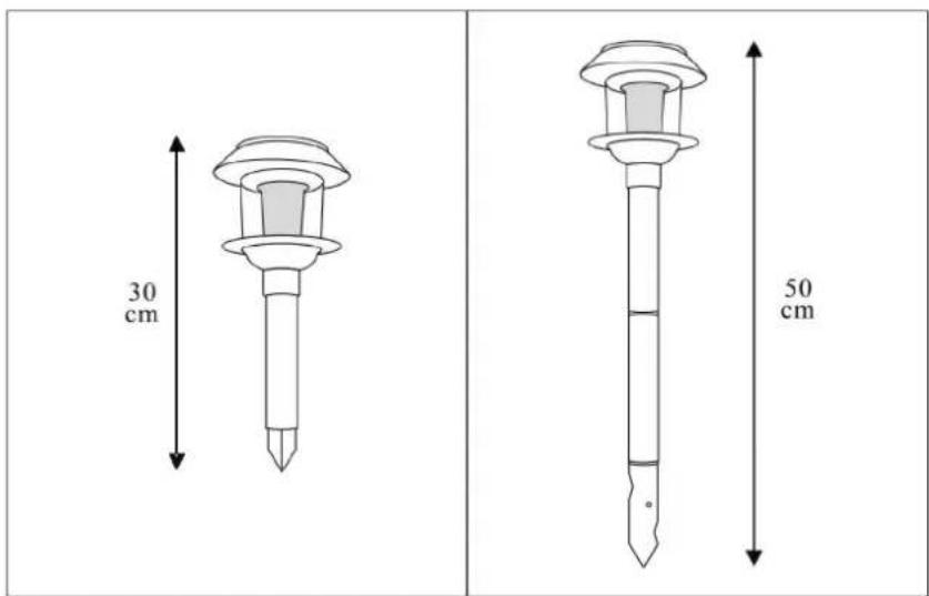 30 cm 50 cm