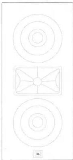 JBL Studio 6 66LCR - JBL® STUDIO 6 IN WALL LOUDSPEAKER - 2