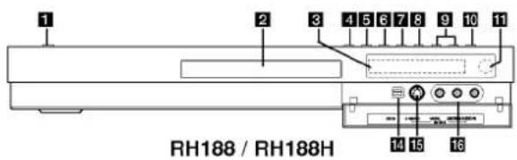 1 2 3 4 5 6 7 8 9 10 11 RH188 / RH188H 14 15 16