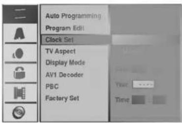 LG DR4712PVL - Automatisk klokkeinnstilling - 1