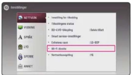 Innsblinger NETTVERK VISHING A SPRÅK LYD SPERRE ANNET • Innsblinger for tildning • Tildningens status • 80-LIVE-tikupling :Delvis Siftatt • Smart service-innsblinger • Enhations revs :LG-BSF • Wi-Fi dischke • Netteerksnevpilling :$S