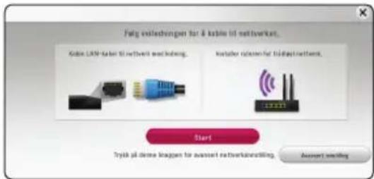 Fiatg evelschungen für å kabel til nettwirket. Kabel LAN-taker til nettwirket och kindring. Installer retumen für til-diagnetnettrent. Start Tryå på dene langgen for avanset nettwerkansidling. Account waiting