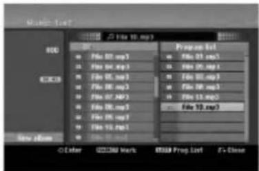 LG DBRH198P1 - Alternativer i programlistemenyen - 1