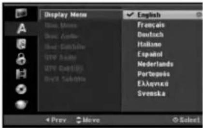 LG DBRH198P1 - Språkinnstillinger - 1