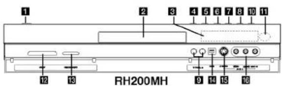 1 2 3 4 5 6 7 8 10 11 12 13 RH200MH 9 14 15 16