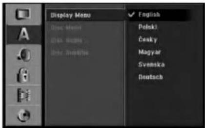 Display Menu English Dansk Mouni Český Magyar Svenska Deutsch