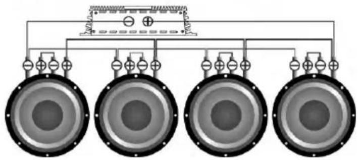 Deaf Bonce Hannibal HSS-3212 D2 - Subwoofers in series, coils in parallel - 8