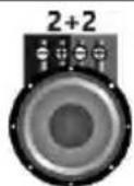 Deaf Bonce Hannibal HSS-3212 D2 - Voice coils 2+2 Ohm - 1