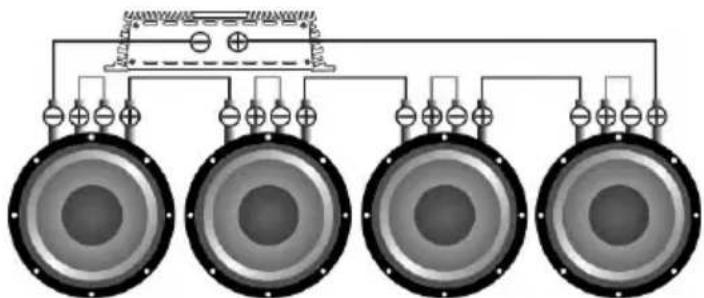 Deaf Bonce Hannibal HSS-3212 D2 - Subwoofers in series, coils in parallel - 5