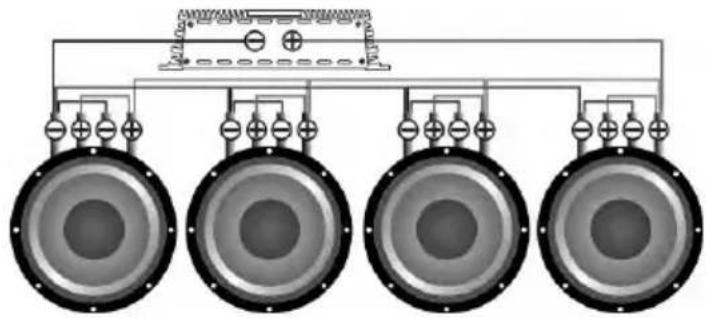 Deaf Bonce Hannibal HSS-3212 D2 - Сабвуферы последовательно, катушки последовательно - 4