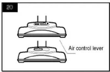 20 Air control lever
