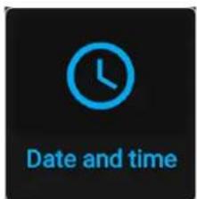 Date and time