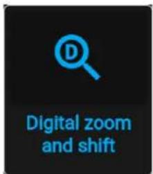 Digital zoom and shift