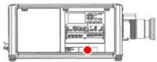 Barco M4K15 - Label location - 2