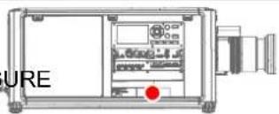 Barco M4K15 - Label location - 4