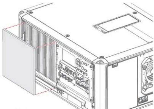 Barco M4K15 - Removing the right side filter - 2