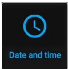 Date and time