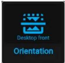 Desktop front Orientation