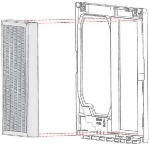 Barco M4K15 - Removing the front filter - 2