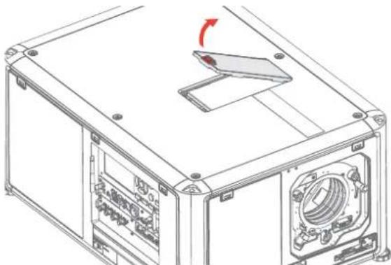 Barco M4K15 - Removing the top filter - 1