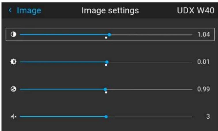Barco M4K15 - How to set up Saturation Level - 2