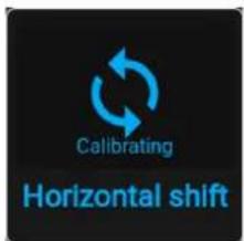 Calibrating Horizontal shift