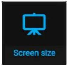 Screen size