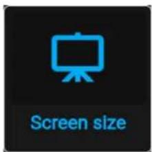 Screen size