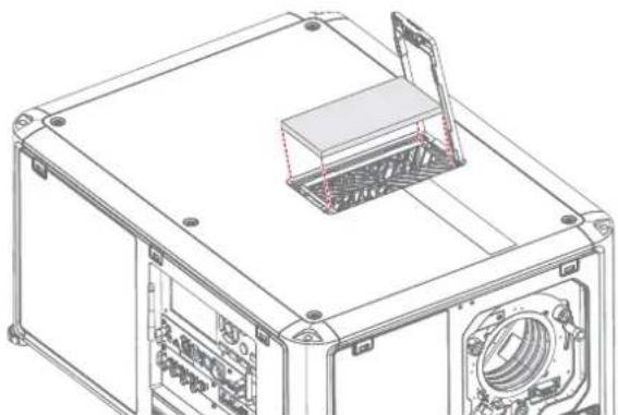 Barco M4K15 - Removing the top filter - 2