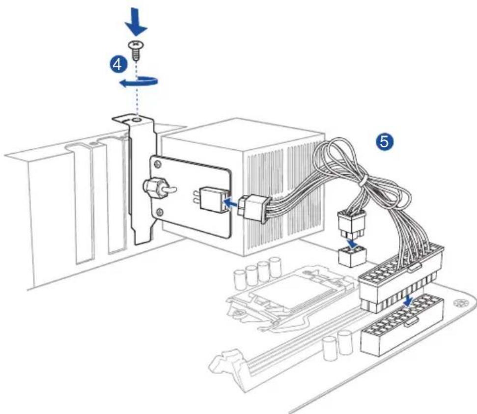 Technical diagram showing a device assembly with labeled components and directional arrows indicating motion or connection.