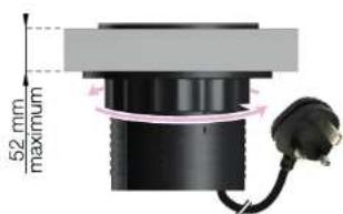 52 mm maximum