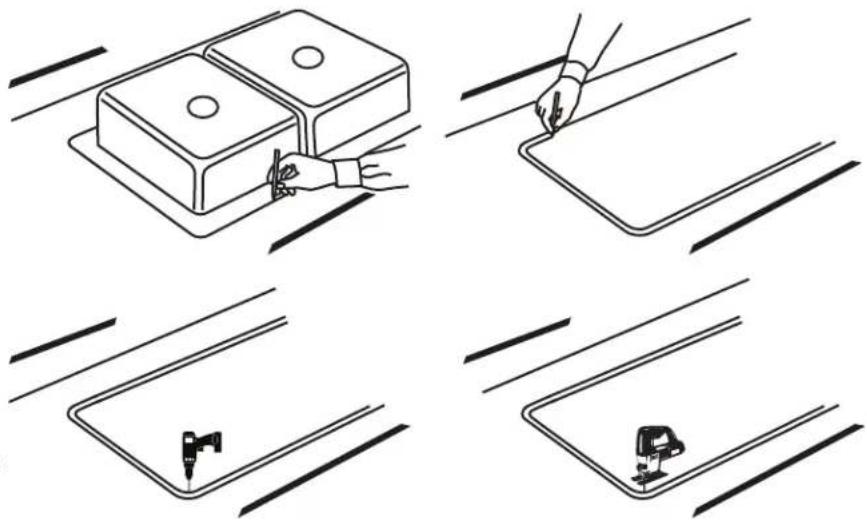 Elkay CuVerro LRAD2521453-CU - Installation - 2