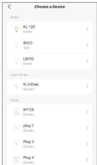 Choose a Device Bulbs KL120 Home > lb120 404 > LB130 Home > Light Strips KL430aa Garden > Plugs KP125 Garden > plug 2 Garden > Plug 3 Garden > Plug 4 Garden >