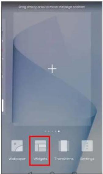 Drag empty area to move the page position + Woltpower Widgets Transitions Settings
