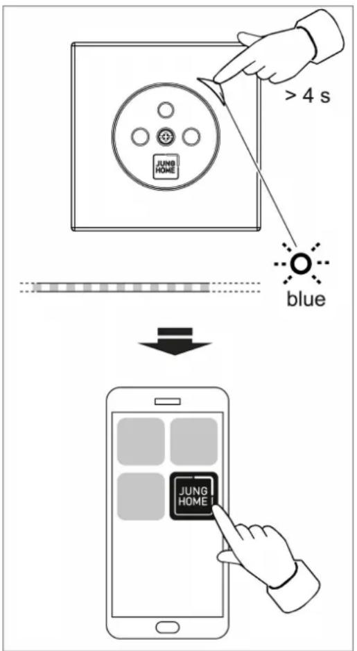 JUNG BTME1521FSE - Commissioning with app - 1