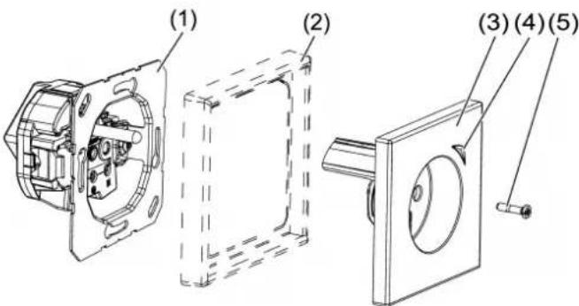 JUNG BTME1521FSE - Device components - 1