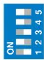 ASUS AP130-D5 - CPU frequency selection (DSW Switches 1-5) - 4