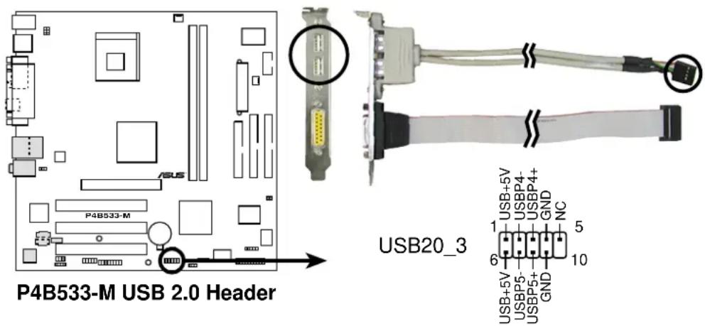 ASUS AP130-D5 - USB header (10-1 pin USB20\_3) - 2