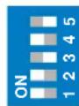 ASUS AP130-D5 - CPU frequency selection (DSW Switches 1-5) - 6