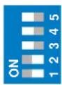 ASUS AP130-D5 - CPU frequency selection (DSW Switches 1-5) - 3