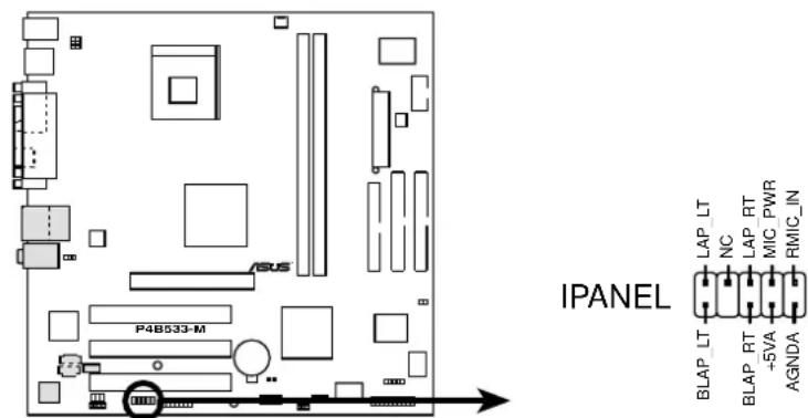 IPANEL P48533-M BLAP_LT NC BLAP_RT +5VA RIC_PWR RMIC_IN BLAP_LT