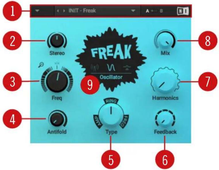 NATIVE INSTRUMENTS Effect Series Crush Pack - Overview of FREAK - 1