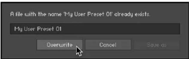NATIVE INSTRUMENTS Feel It - Saving a User Snapshot - 2
