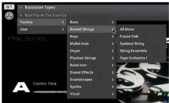 NATIVE INSTRUMENTS Bazzazian Tapes - Loading a Snapshot - 2