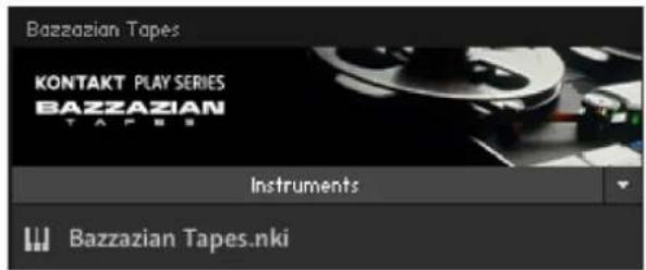 NATIVE INSTRUMENTS Bazzazian Tapes - Bazzazian Tapes via KONTAKT - 1