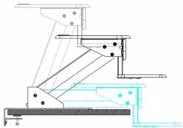 Kantek STS800 - Positioning installation of the arm mechanism - 7