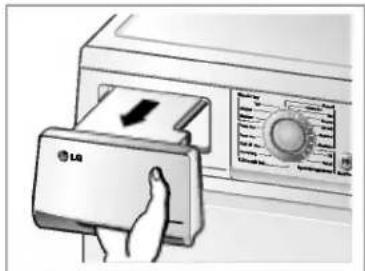 LG TD-C70030E - Tømme vannbeholderen - 1