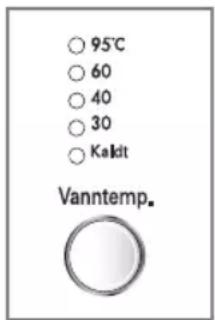 LG DWD-16401FD - Vanntemperatur - 1